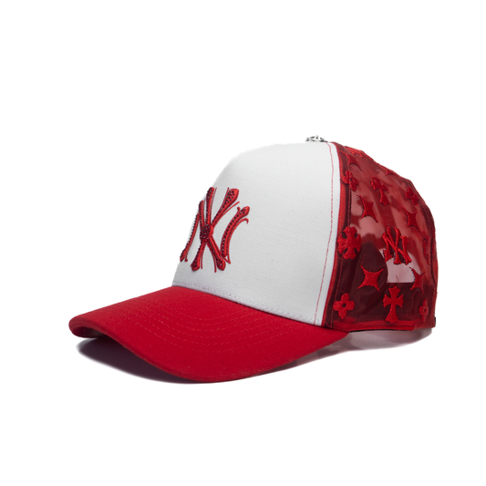 Gorra con monograma morado de Los Ángeles - Snapback