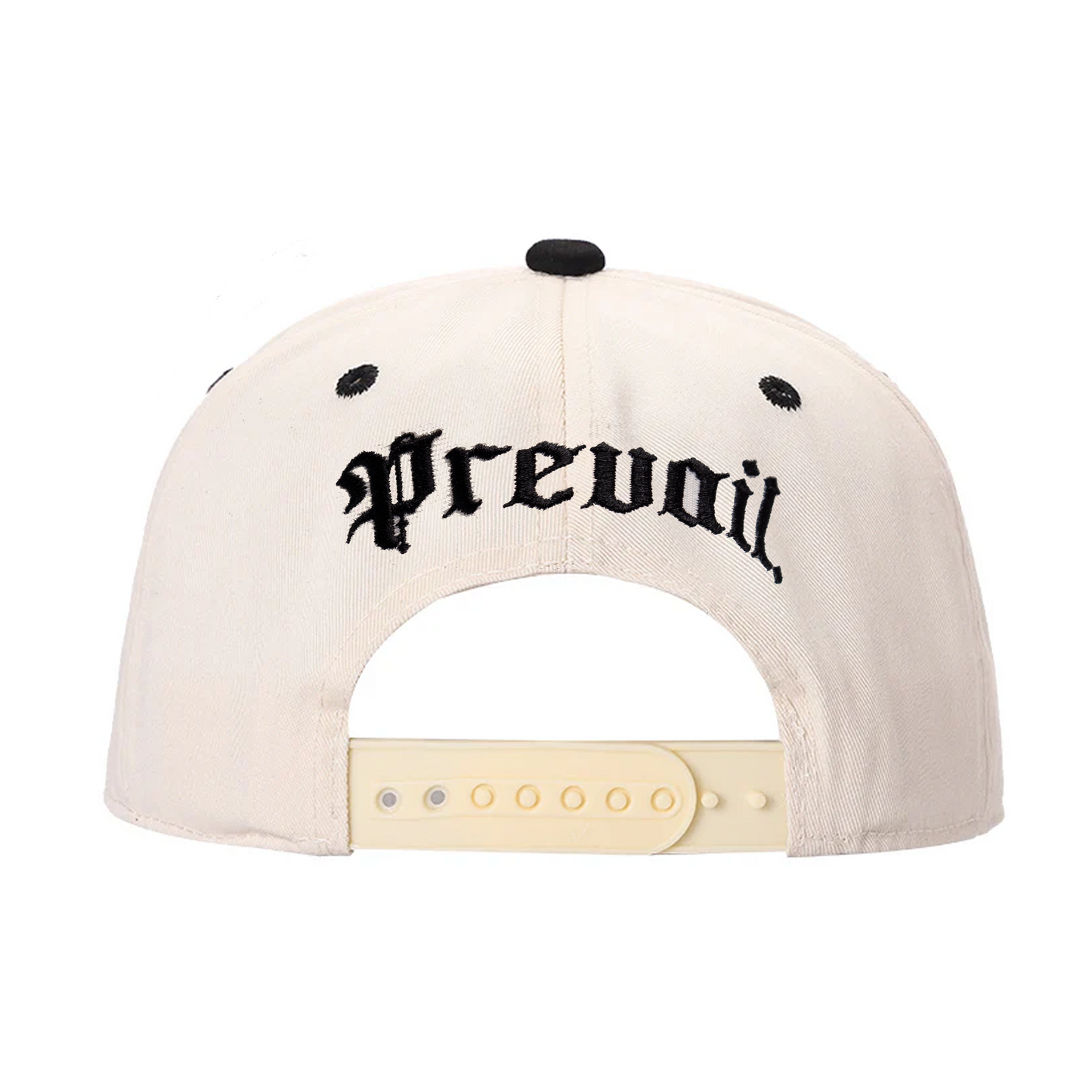 Gorra snapback negra con monograma A