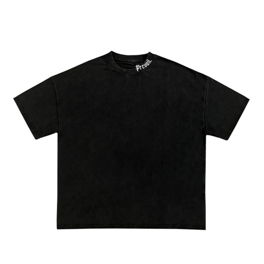 OE-Camiseta negra de 9 oz