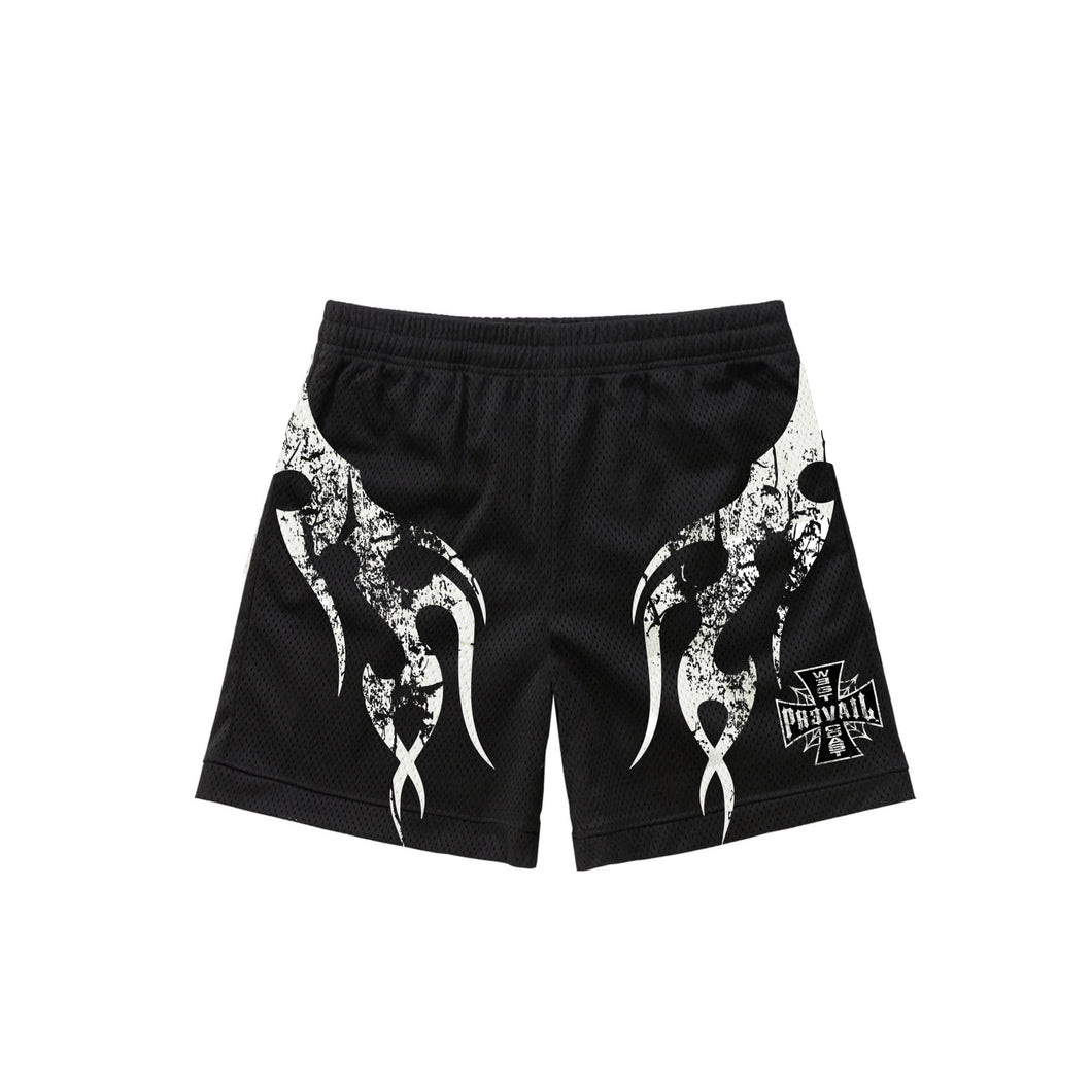 Black Chopper  - Mesh Shorts