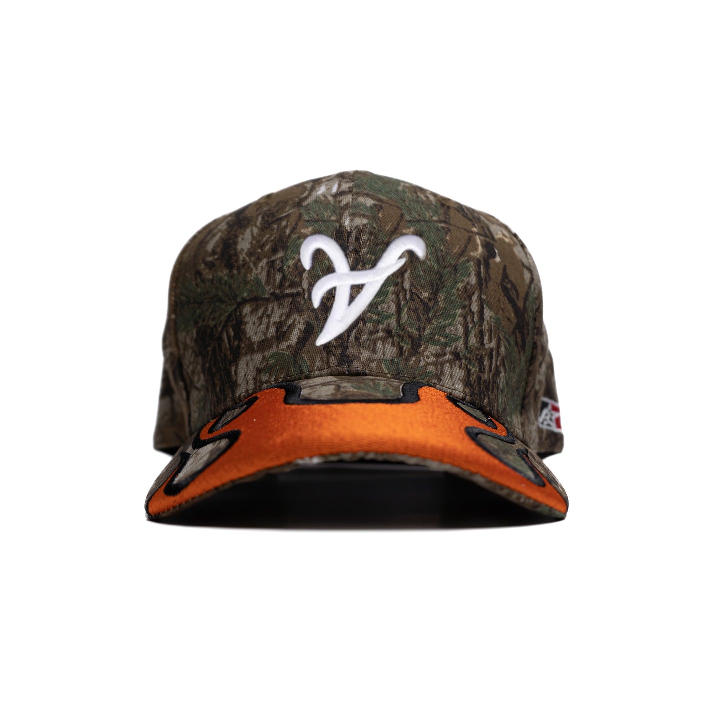 Atlanta - Gorra con visera ajustable con llamas de árboles reales
