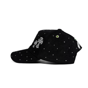 Crystal NY Cross - Black Corduroy Snapback