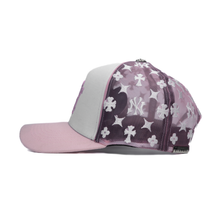 Cargar imagen en el visor de la galería, Gorra con monograma morado de Los Ángeles - Snapback