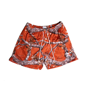 Real Tree Orange  - Mesh Shorts