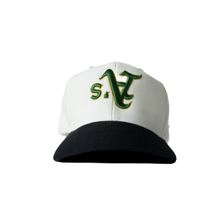 Load image into Gallery viewer, A&#39;s - Cream/Black Snapback