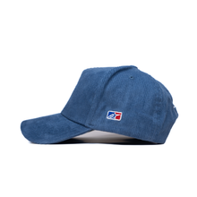 Load image into Gallery viewer, NY - Denim Blue Corduroy Snapback