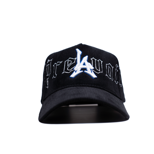 Reimagined LA - Black Corduroy Snapback