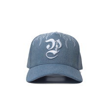 Load image into Gallery viewer, P Denim Flames - Snapback