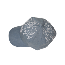 Load image into Gallery viewer, P Denim Flames - Snapback