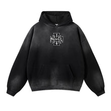 Load image into Gallery viewer, Chopper- Sun Fade Black Hoodie