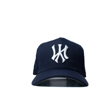 Load image into Gallery viewer, NY Monogram -Navy Snapback