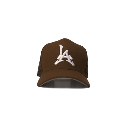 LA Monogram - Brown Snapback