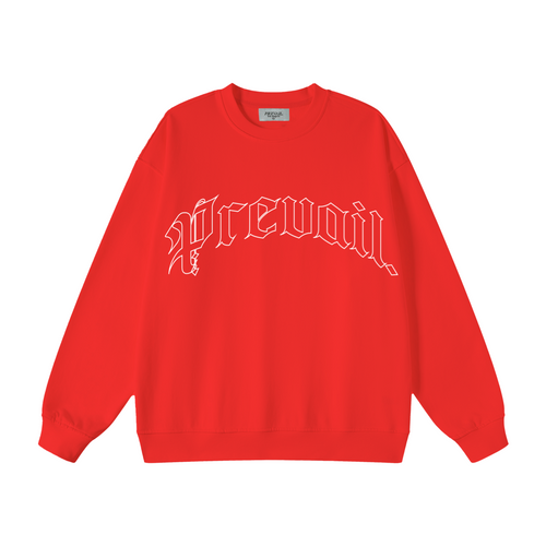 OE Prevail - Camiseta de cuello redondo roja