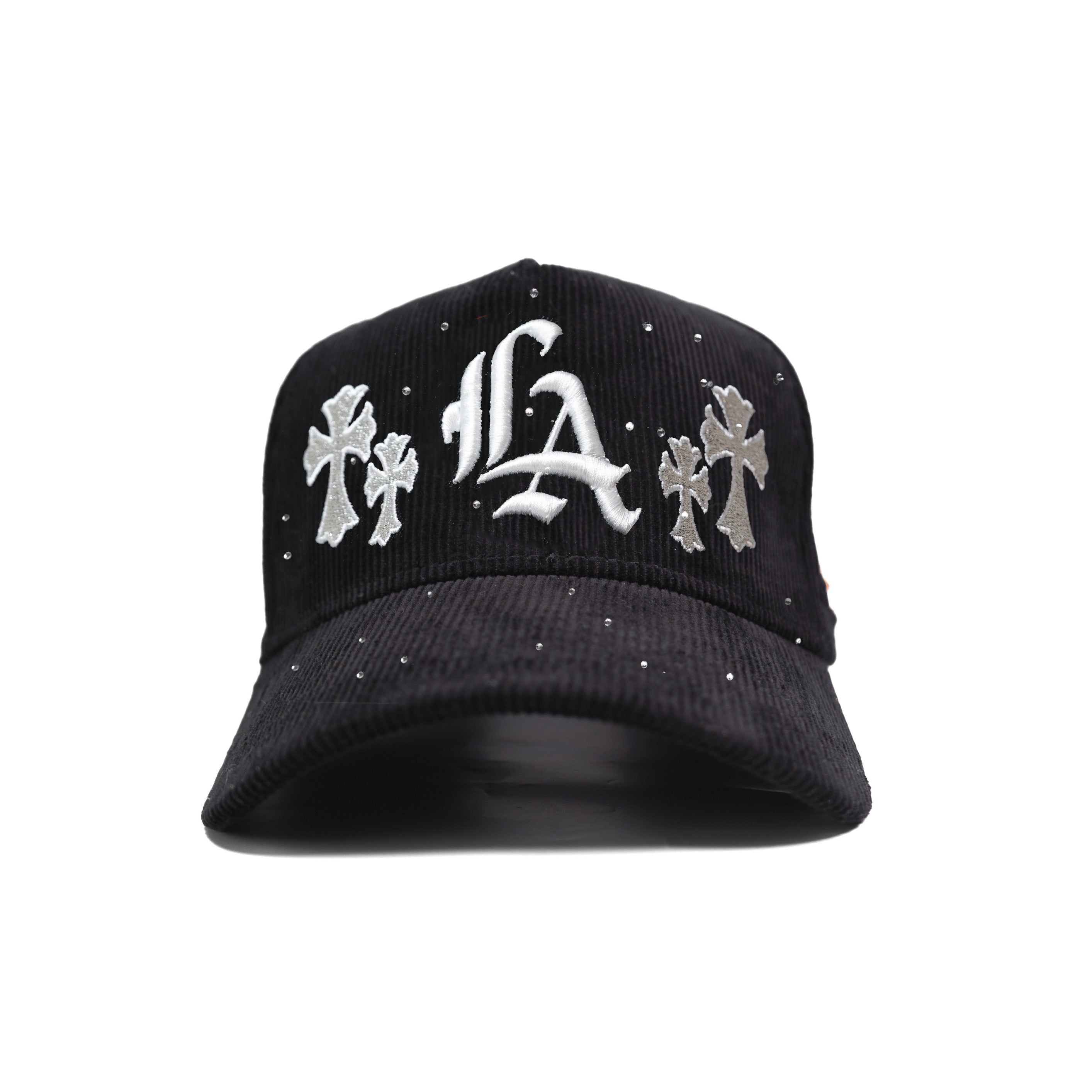 Crystal LA Cross - Black Corduroy Snapback – PREVAIL BRAND