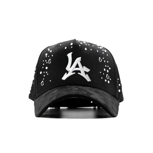 Gorra con monograma morado de Los Ángeles - Snapback
