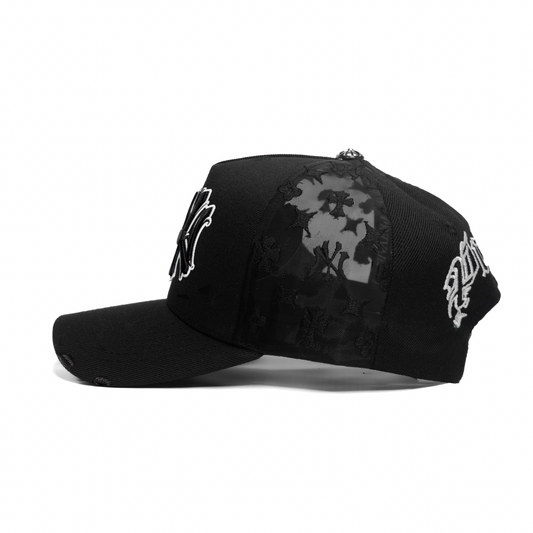 Gorra con monograma morado de Los Ángeles - Snapback
