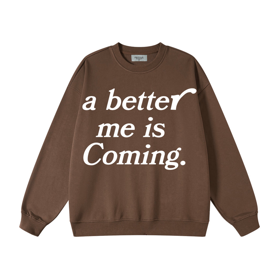 a better me - Brown Crew neck