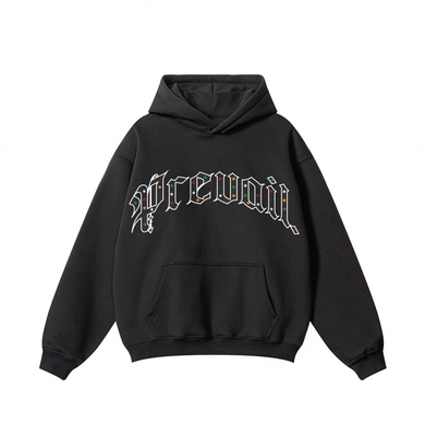 Prevail Rhinestone  - Black Hoodie