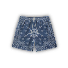 Load image into Gallery viewer, Denim Paisley - Mesh Shorts