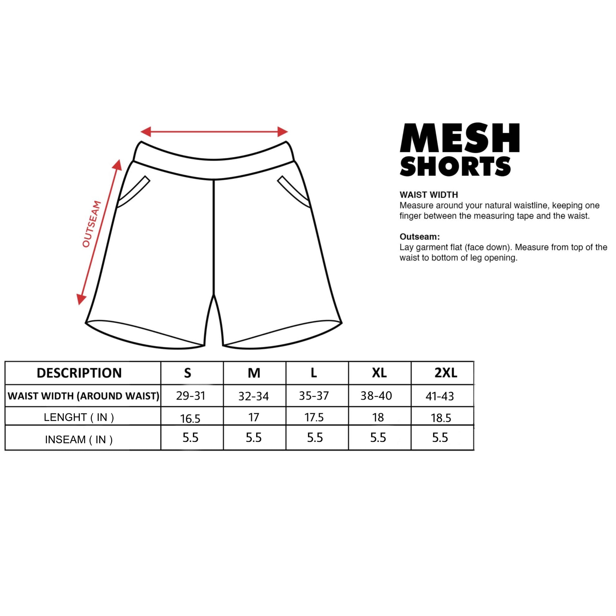 Prevail Brand LA Monogram Mesh Shorts