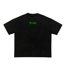 Load image into Gallery viewer, Through the flames - Green / Black Tee