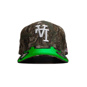 Gorra con logo de camuflaje verde de Los Ángeles - Snapback