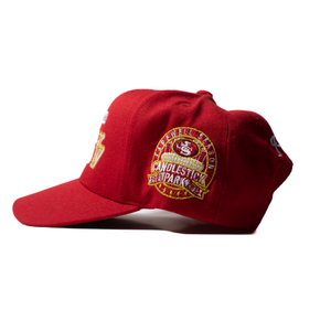 KTZ San Francisco 49ers Retro Logo 9fifty Snapback Cap in Red for