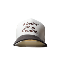 Load image into Gallery viewer, Better me - Cream Snapback