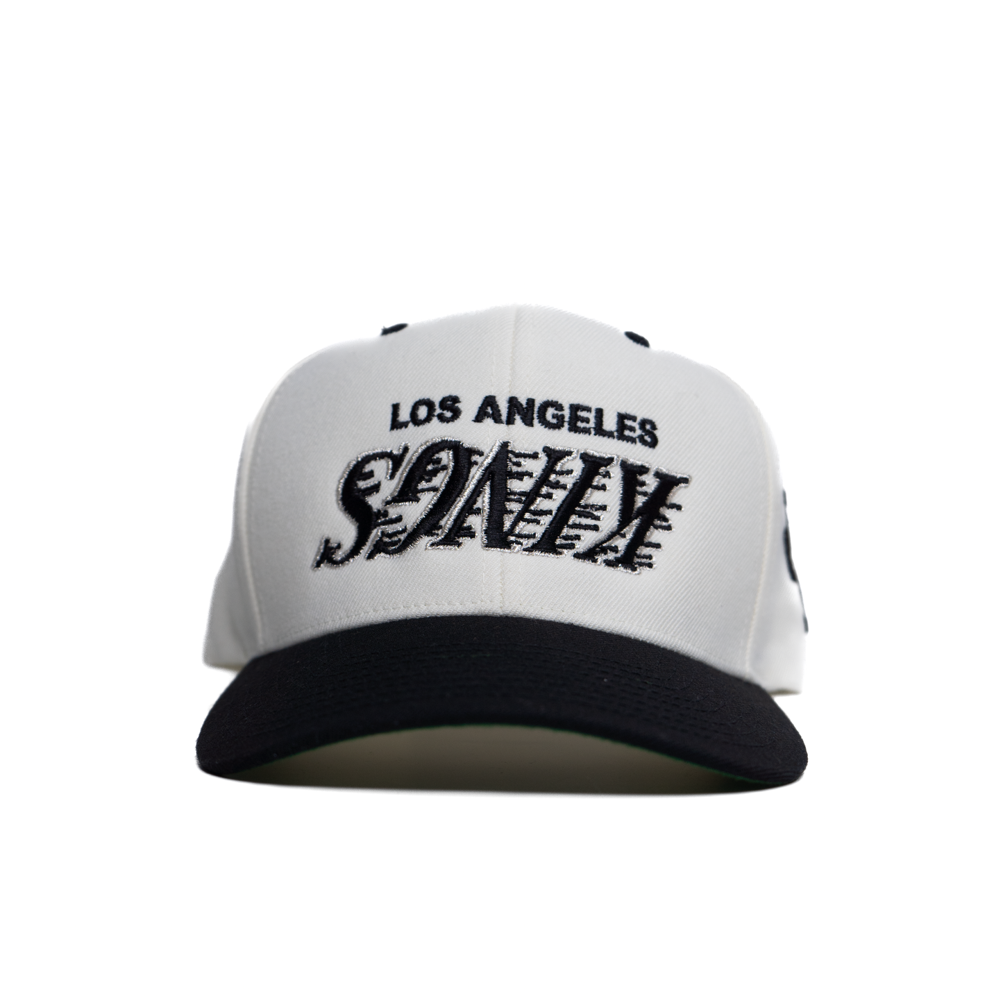 Gorra snapback color crema y negra de LA Kings