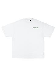 Load image into Gallery viewer, Stampd Logo - White/ Green  9oz Tee