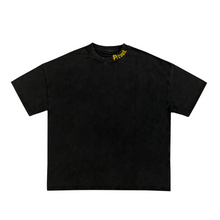 Load image into Gallery viewer, OE Yellow - 10oz Vintage Black Tee