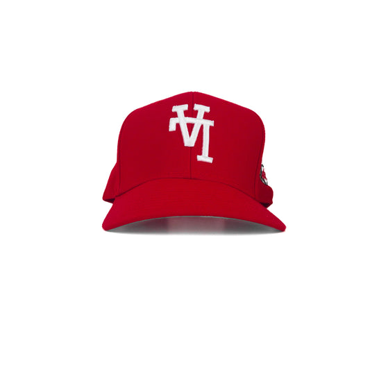 LA x México - Gorra roja tipo snapback
