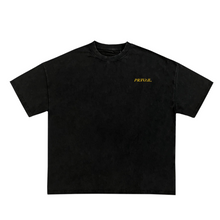 Load image into Gallery viewer, Stamp Logo - Yellow / Black Tee
