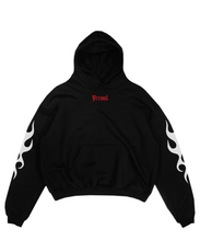 Load image into Gallery viewer, Through the Flames - Black Hoodie