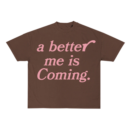 A better me - Mocha / Pink Tee