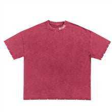 Load image into Gallery viewer, Raw Edge - Sun Fade Red Tee